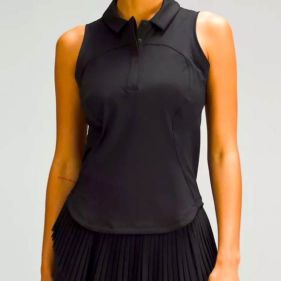 Quick Dry Sleeveless Polo Shirt
Curved Hem - Picture 1 of 2